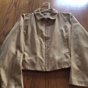 Lift tan golf jacket